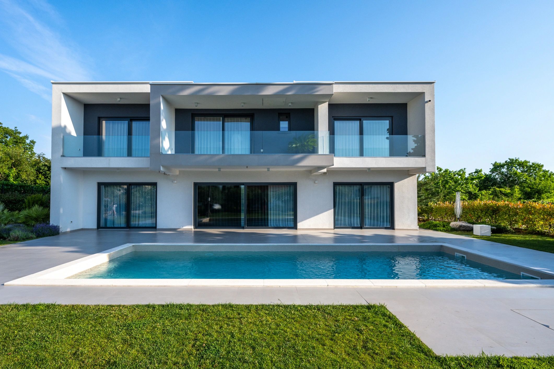 High-end custom home exterior